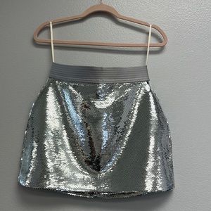 Delon Sequin Mini Skirt